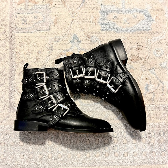 Rebecca Minkoff Shoes - Rebecca Minkoff Seren Leather Moto Boots